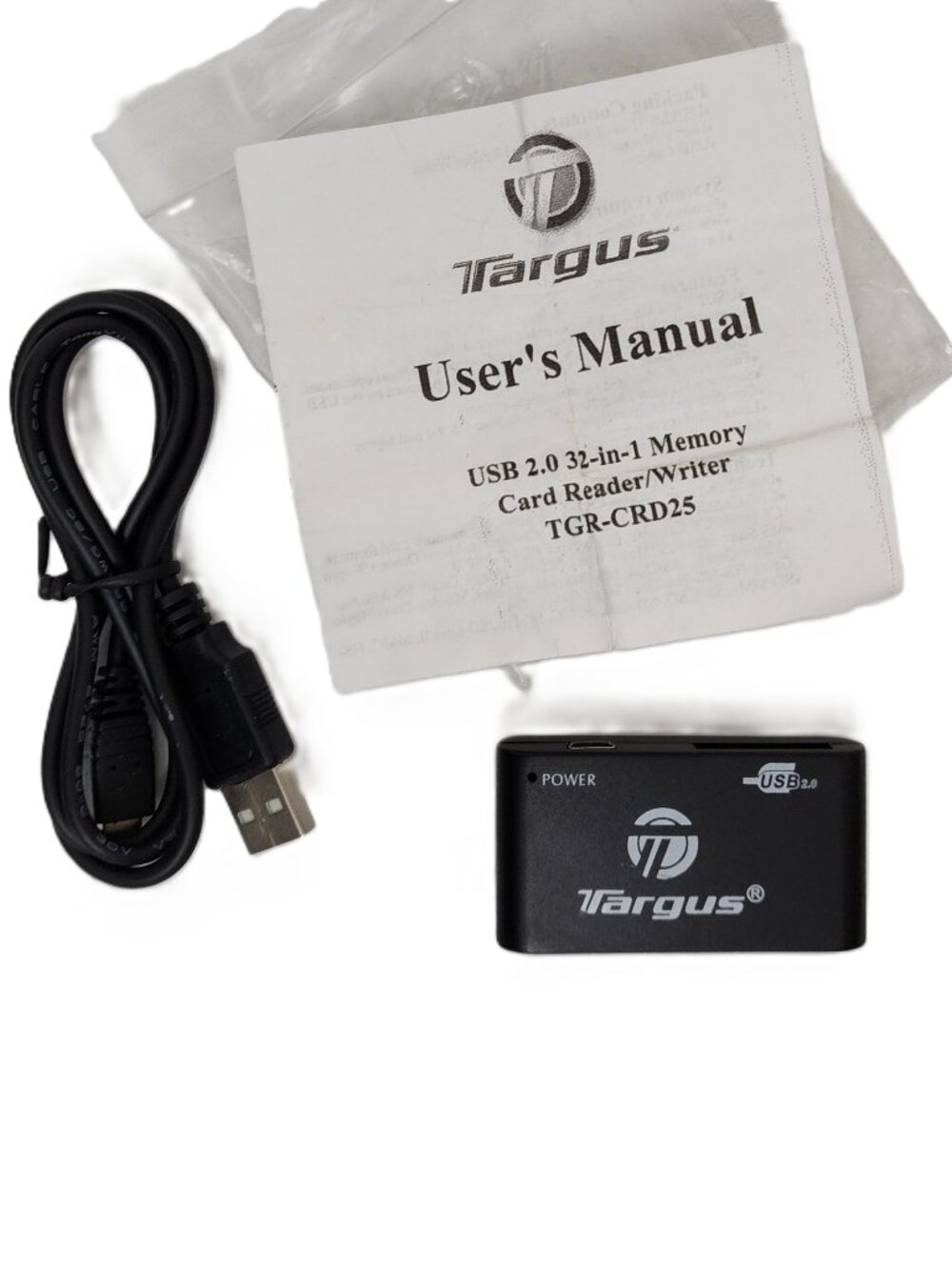 Targus TGR-CRD25 Universal 32 in 1 High Speed Memory Card 2.0 Reader/Wri…